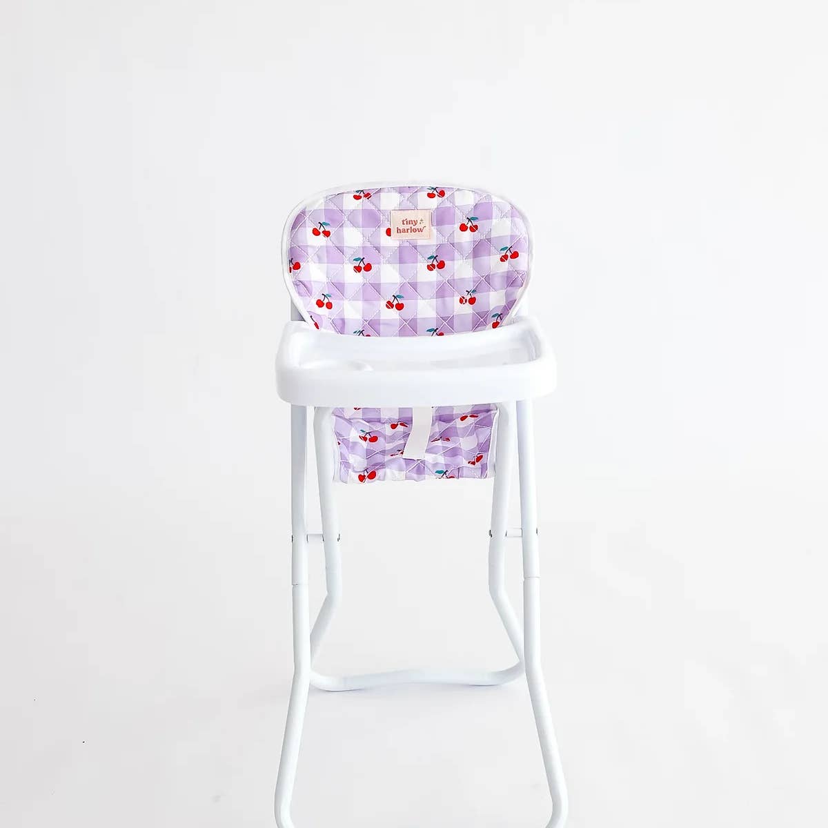 Cherry Gingham High Chair