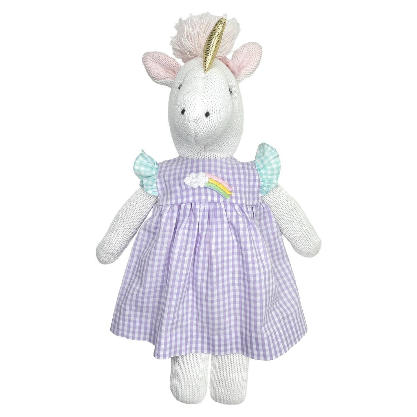 Unicorn with Rainbow Dress