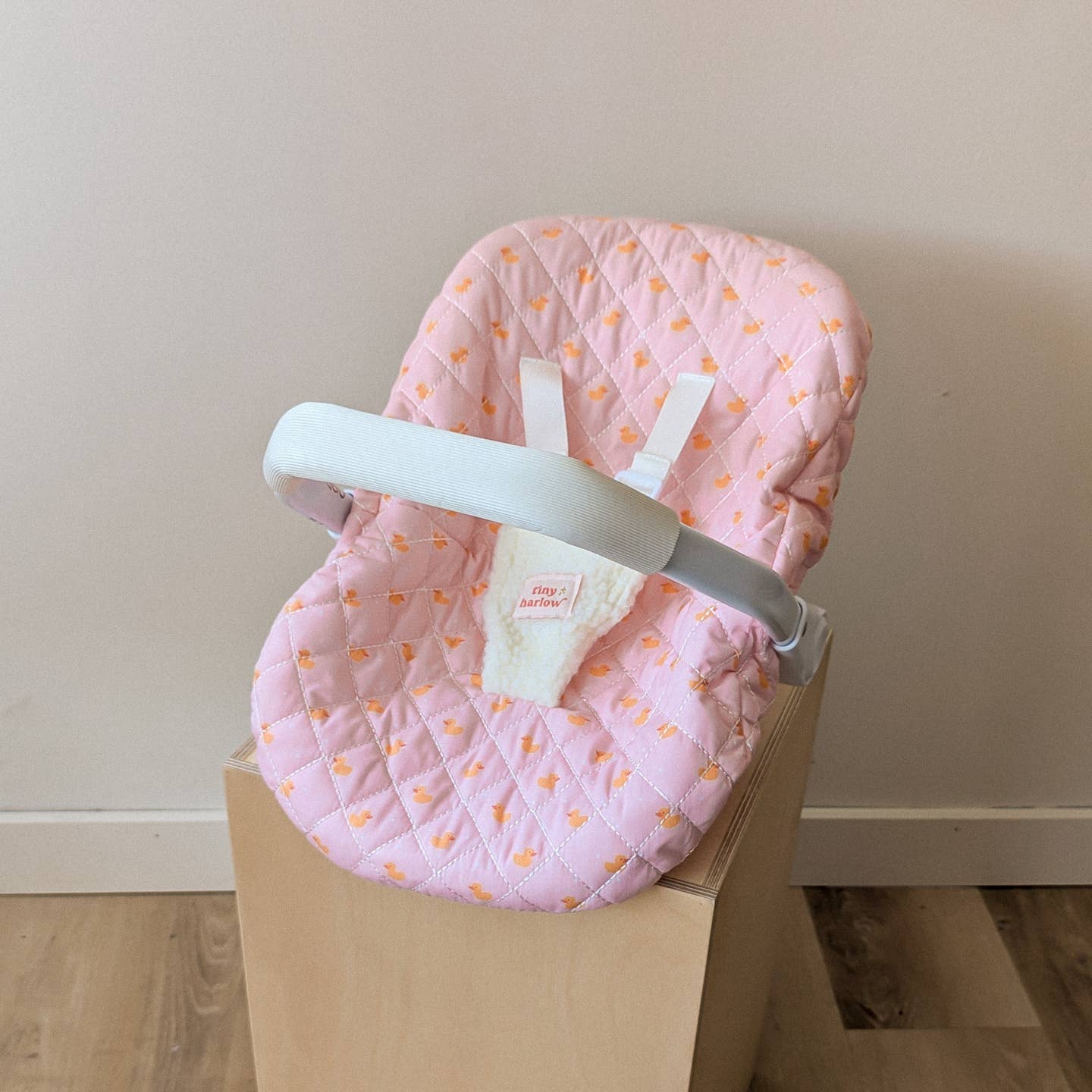 Pink Ducky Car Seat
