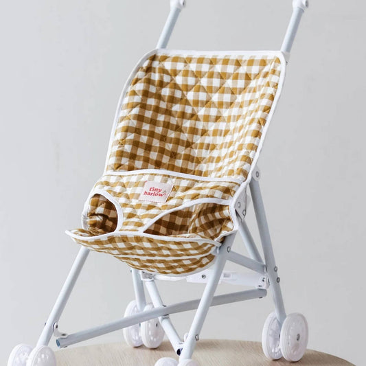 Mustard Gingham Stroller
