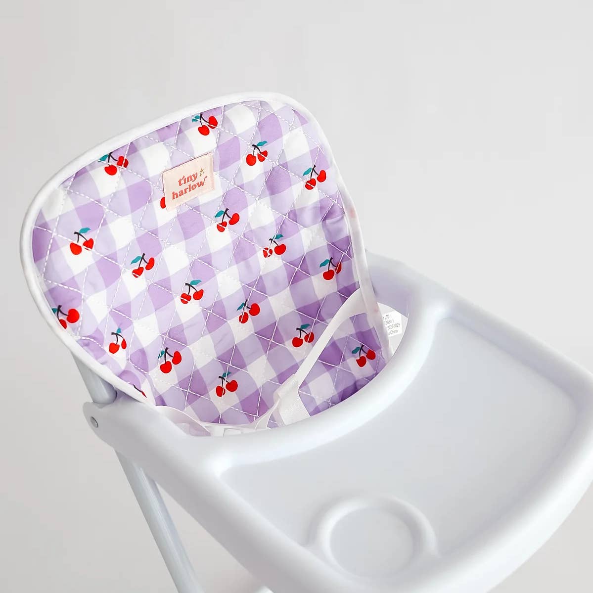Cherry Gingham High Chair
