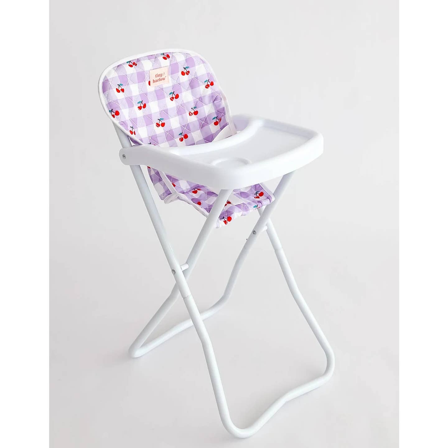 Cherry Gingham High Chair